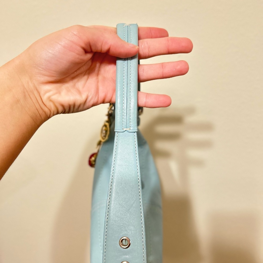 Vintage Y2K Blue Coach Mini Soho Hobo Shoulder Bag - Picture 5 of 9